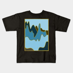 Gemstone Mountains Blue Kids T-Shirt